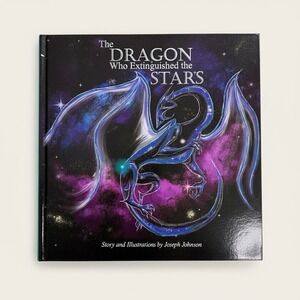 Signed The Dragon Who Extinguished The Stars Book Joseph Johnson HC Fantasy